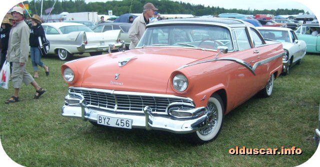 1956 Ford Fairlane Crown Victoria Glass Top Hardtop Coupe front